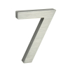 Domovní číslo "7", RN.100LV, broušené, stříbrná
