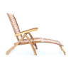 Zahradní lehátko Arian, přírodní dřevo
