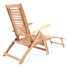 Zahradní lehátko Arian, přírodní dřevo