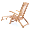Zahradní lehátko Arian, přírodní dřevo