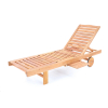 Zahradní lehátko Marcel, přírodní dřevo