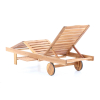 Zahradní lehátko Marcel, přírodní dřevo
