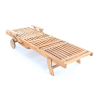 Zahradní lehátko Trent, přírodní dřevo
