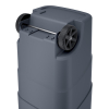 Zahradní nádoba s odolnými kolečky, 95 l, antracit