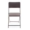 Zahradní židle Dustin, tmavě šedá