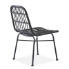 Zahradní židle Hilda, černá