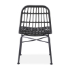 Zahradní židle Hilda, černá
