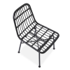 Zahradní židle Hilda, černá
