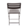 Zahradní židle Kemba, tmavě šedá