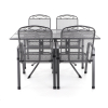 Zahradní stolová sestava Tavio - 4 místa, šedá