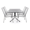 Zahradní stolová sestava Tavio - 4 místa, šedá