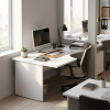Ergonomický stůl Visio 160 x 100 cm, levý, bílá