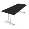 Skládací stůl 200 x 80 cm, černá