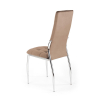 Jídelní židle Darwin, béžová / stříbrná