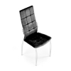 Jídelní židle Darwin, černá / stříbrná