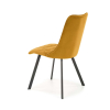 Jídelní židle Nyx, žlutá / černá
