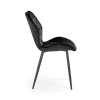 Jídelní židle Pelor, černá