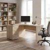 Ergonomický stůl Impress 160 x 90 cm, levý, dub sonoma