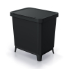 Odpadkový koš, 29 l, černá