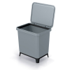 Odpadkový koš, 29 l, šedá