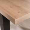 Jídelní stůl Presto, dub artisan / černá