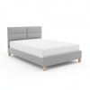 Postel Sierra Velvet 120 x 200 cm, světle šedá