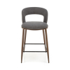 Barová židle Brecht, šedá