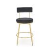 Barová židle Burke, černá