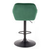 Barová židle Gavin, zelená / černá