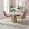 Jídelní židle Louis, růžová