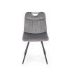 Jídelní židle Olindo, šedá