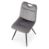Jídelní židle Olindo, šedá
