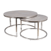 Konferenční stolek Portafino, šedá / stříbrná