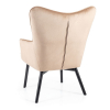 Křeslo Camden Velvet, béžová