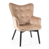 Křeslo Camden Velvet, béžová