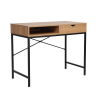 Psací stůl Kansas, dub / černá