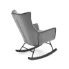Houpací křeslo Bazalto, šedá