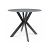 Jídelní stůl Talia 120 cm, šedá / černá