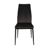 Jídelní židle Atom Velvet, černá