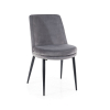 Jídelní židle Kayla Velvet, šedá