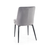 Jídelní židle Kayla Velvet, šedá