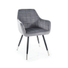 Jídelní židle Nuxe Velvet, šedá