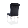 Jídelní židle Prince Velvet, černá