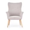 Křeslo Cotto, světle šedá