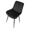 Jídelní židle Rowena, černá