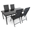 Zahradní sestava Orsino - 4 místa, černá