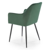 Jídelní židle Kinzie, tmavě zelená