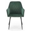 Jídelní židle Kinzie, tmavě zelená