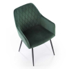 Jídelní židle Kinzie, tmavě zelená