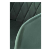 Jídelní židle Kinzie, tmavě zelená